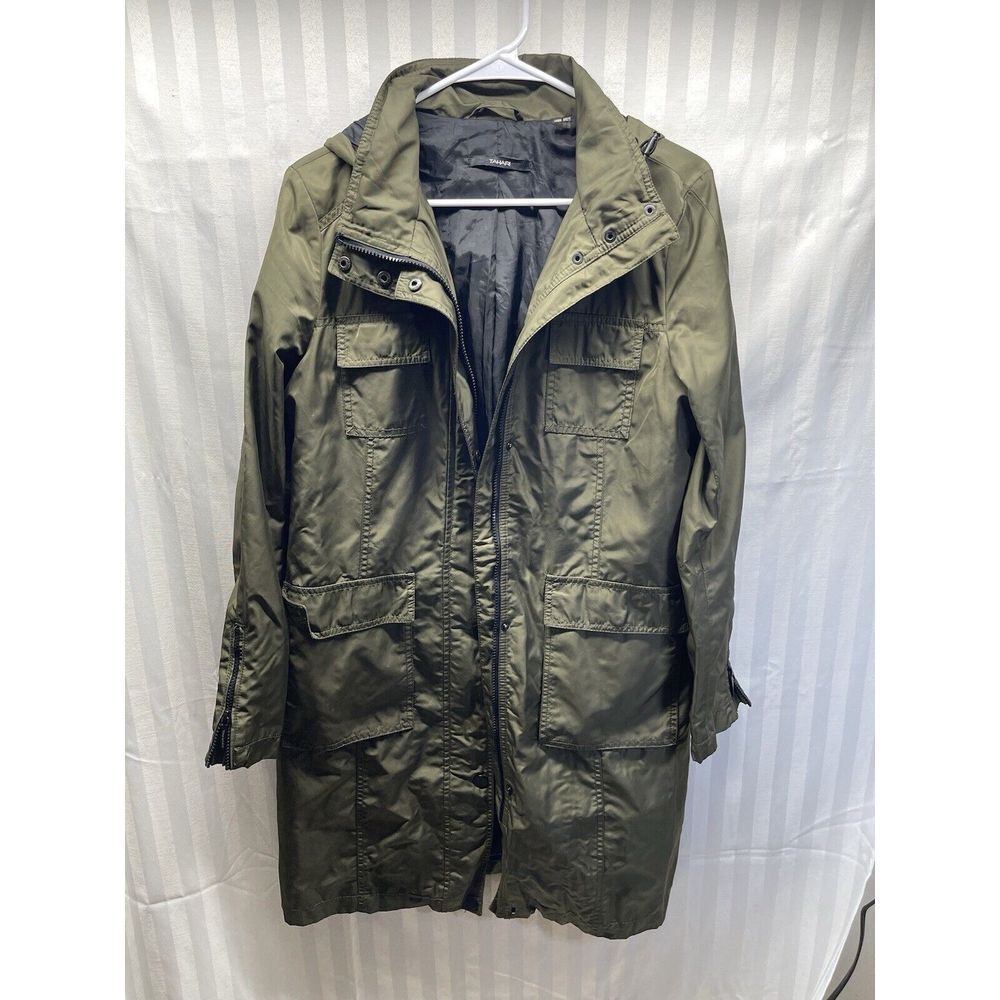 Tahari Jacket‎ with hood Size M Hiking Parka Myanmar Tech all weather